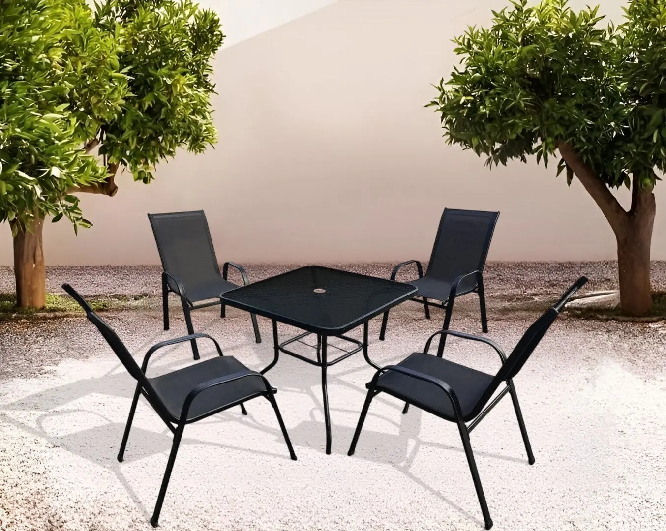Set mobilier de gradina GardenLine TIH3521 (Black)