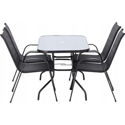 Set mobilier de gradina GardenLine TIH6629 (Black) Thumb
