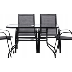 Set mobilier de gradina GardenLine TIH6629 (Black) Thumb