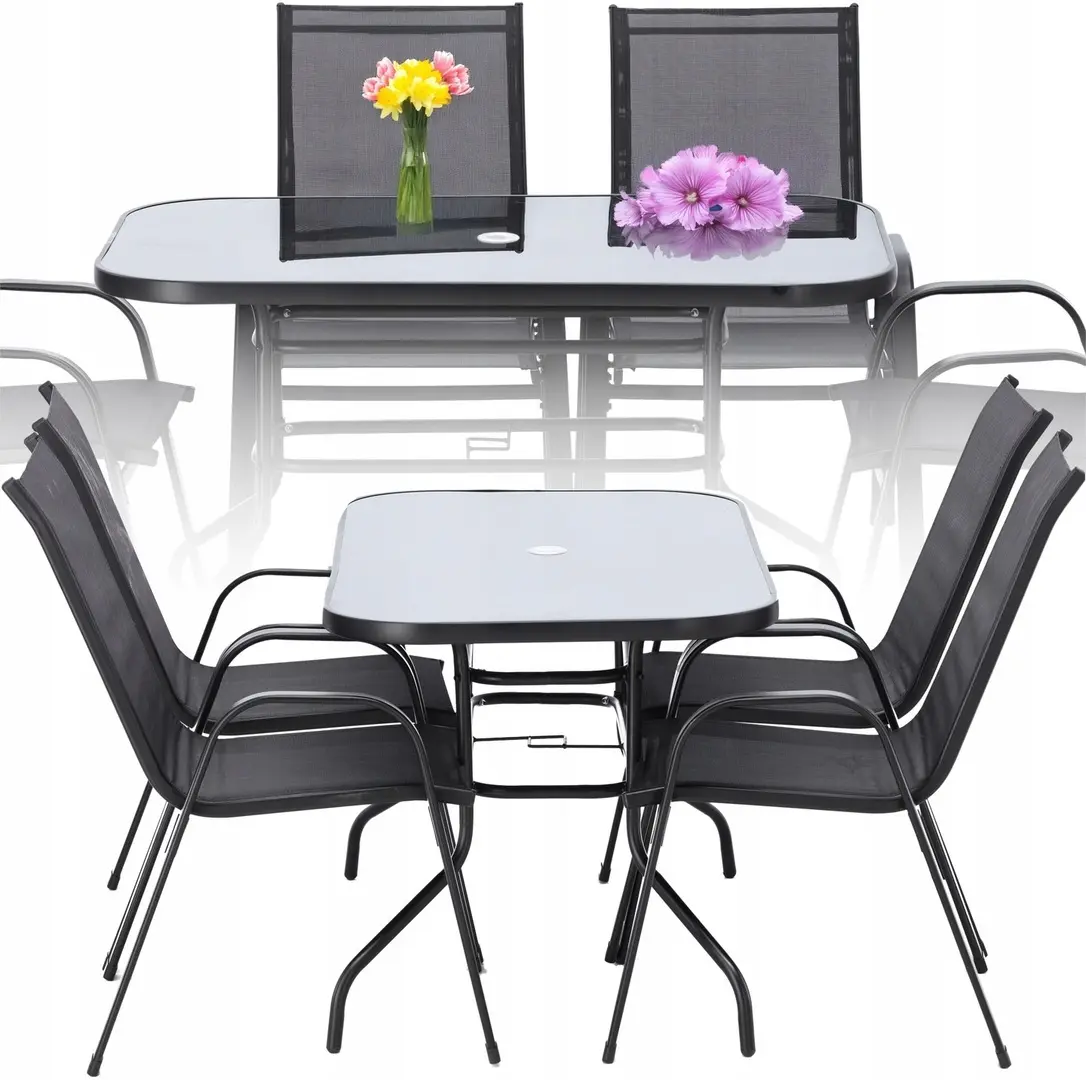 Set mobilier de gradina GardenLine TIH6629 (Black)