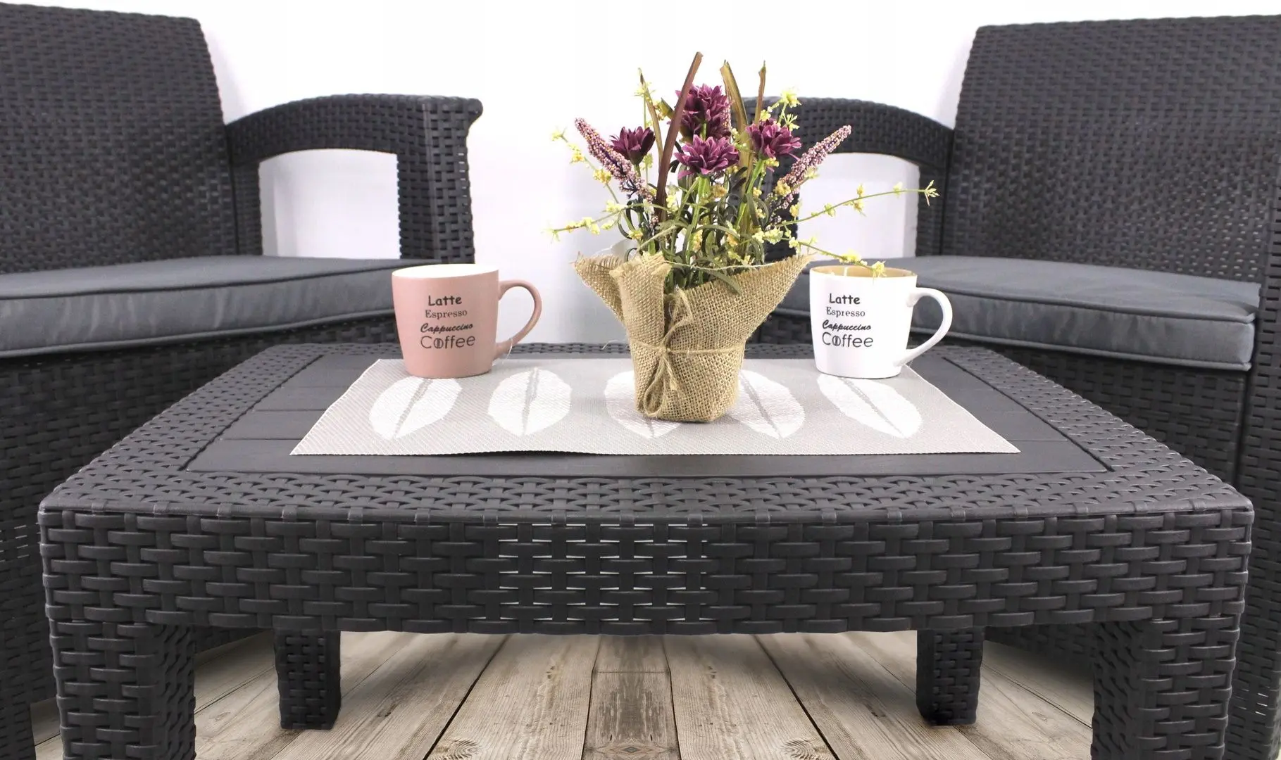 Set mobilier de grădină GardenLine ZUM0852 (Anthracite)