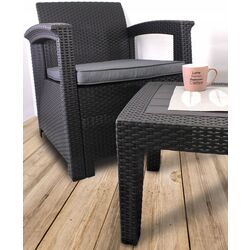 Set mobilier de grădină GardenLine ZUM0852 (Anthracite) Thumb