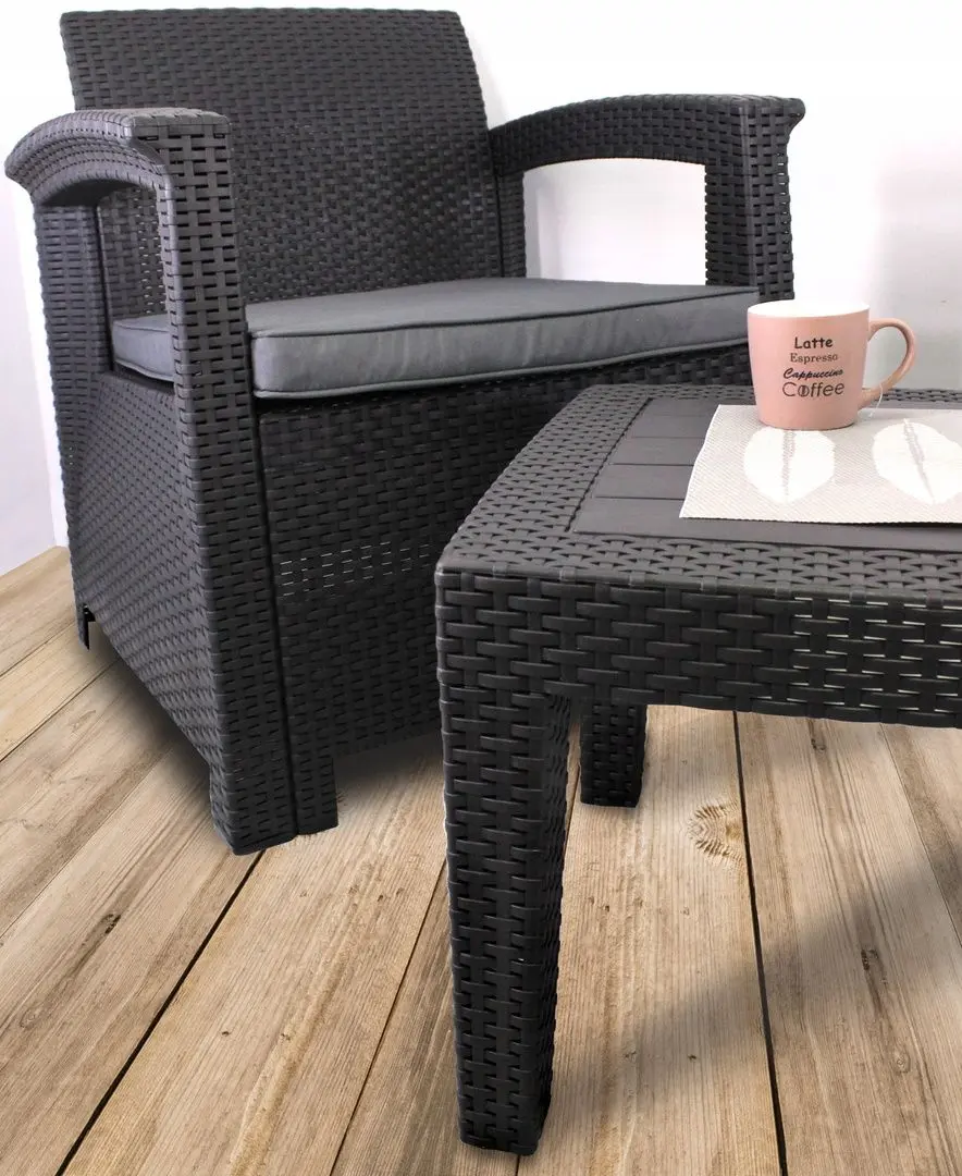 Set mobilier de grădină GardenLine ZUM0852 (Anthracite)