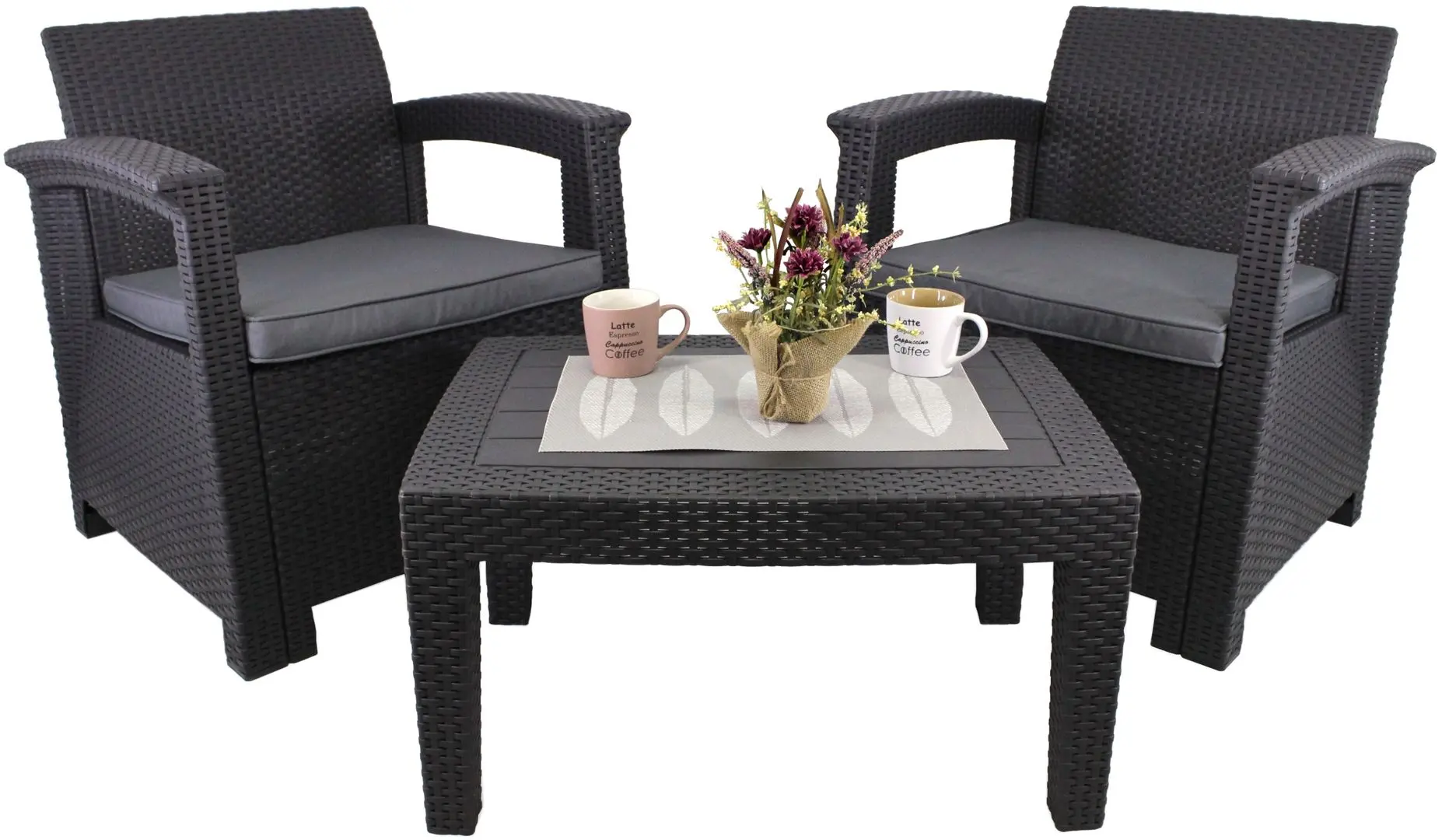 Set mobilier de grădină GardenLine ZUM0852 (Anthracite)