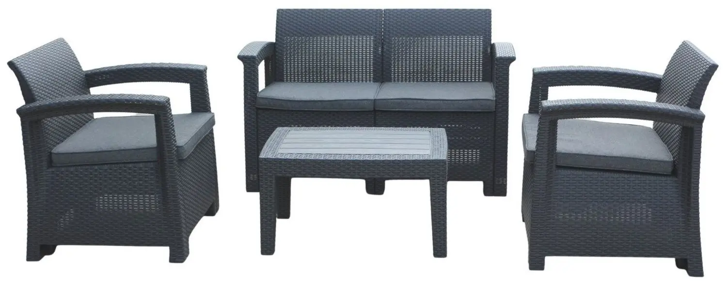 Комплект садовой мебели GardenLine ZUM6454 (Anthracite) - 3