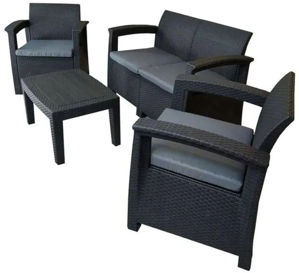 Комплект садовой мебели GardenLine ZUM6454 (Anthracite) - 4