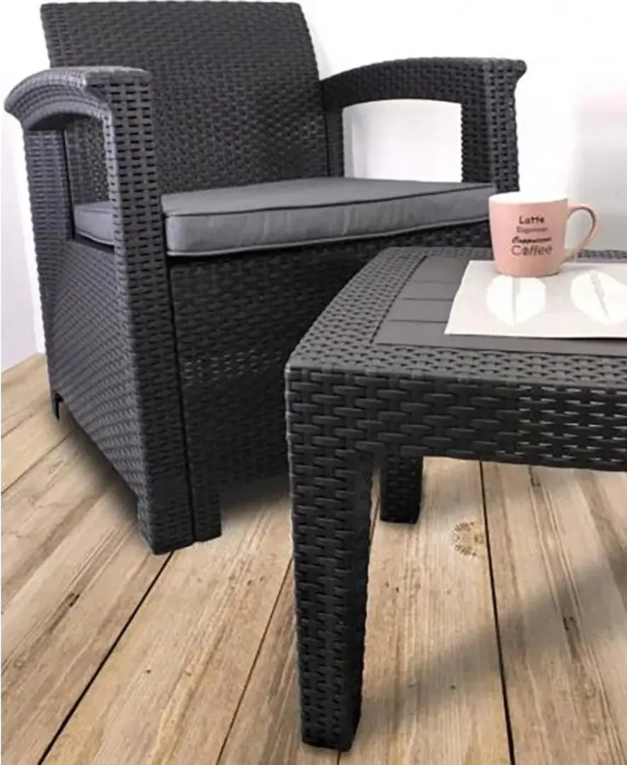 Комплект садовой мебели GardenLine ZUM6454 (Anthracite) - 6