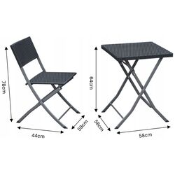 Set mobilier de gradina GardenLine ZUM9930 (Anthracite) Thumb