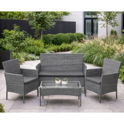Комплект садовой мебели Gardlov 26907 (Anthracite)