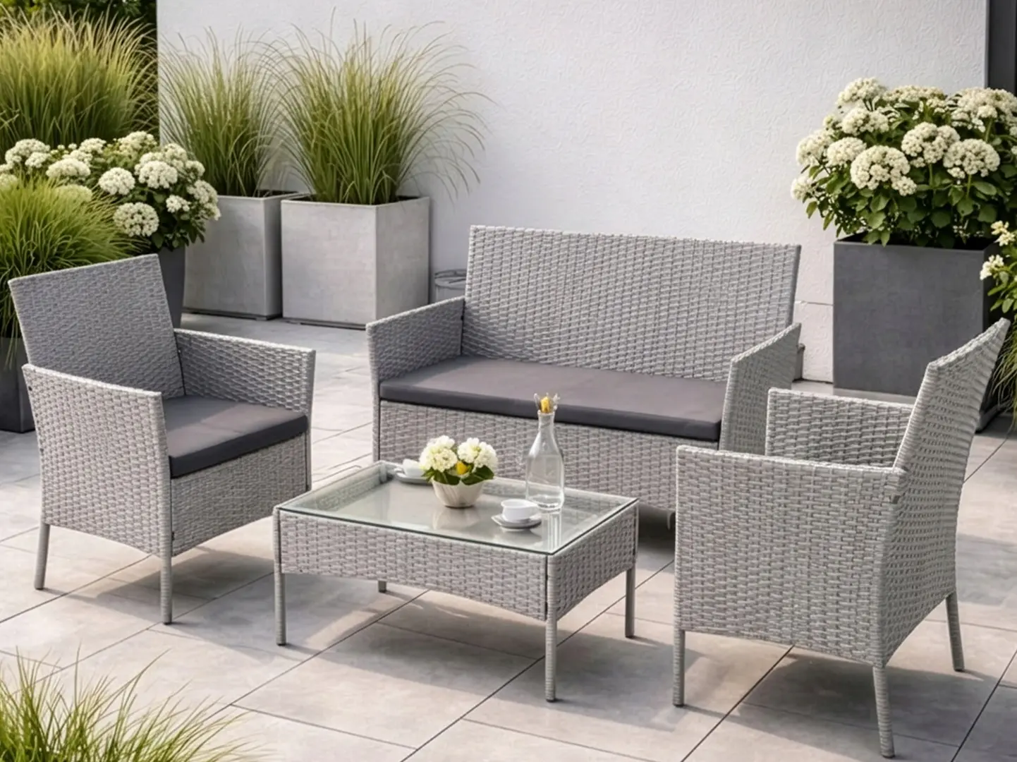 Комплект садовой мебели Gardlov 26910 (Gray)