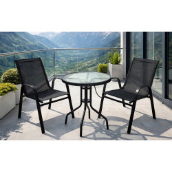 Комплект садовой мебели Gardlov 27568 (Black)