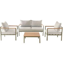 Комплект садовой мебели GoodHome Akoa (Green/Brown/Gray) Thumb