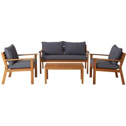 Комплект садовой мебели GoodHome Denia (Brown/Gray)