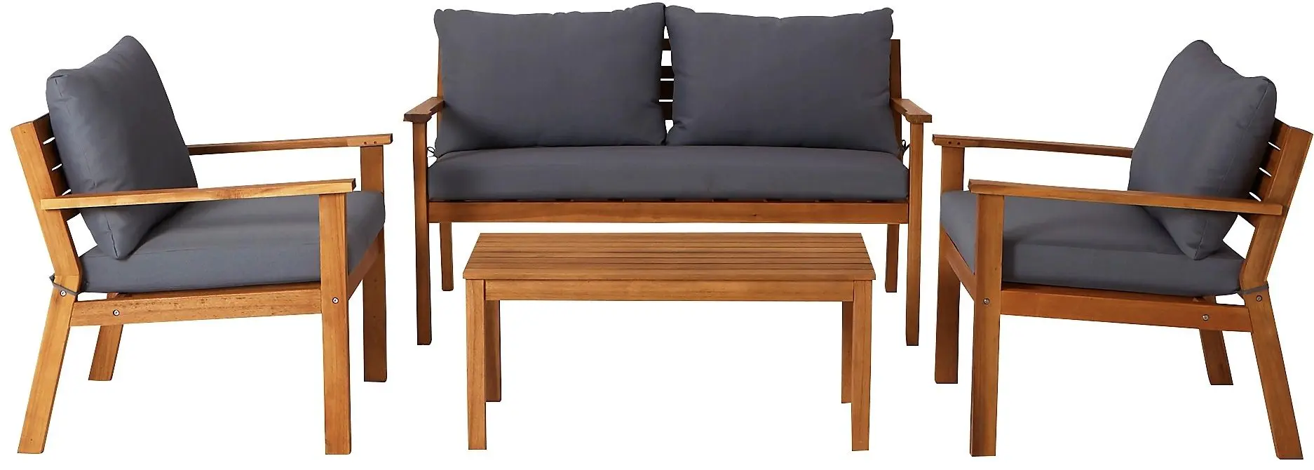 Set mobilier de gradina GoodHome Denia (Brown/Gray)