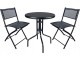 Set mobilier de gradina Gotel Garden line O15A (Grey/Black)