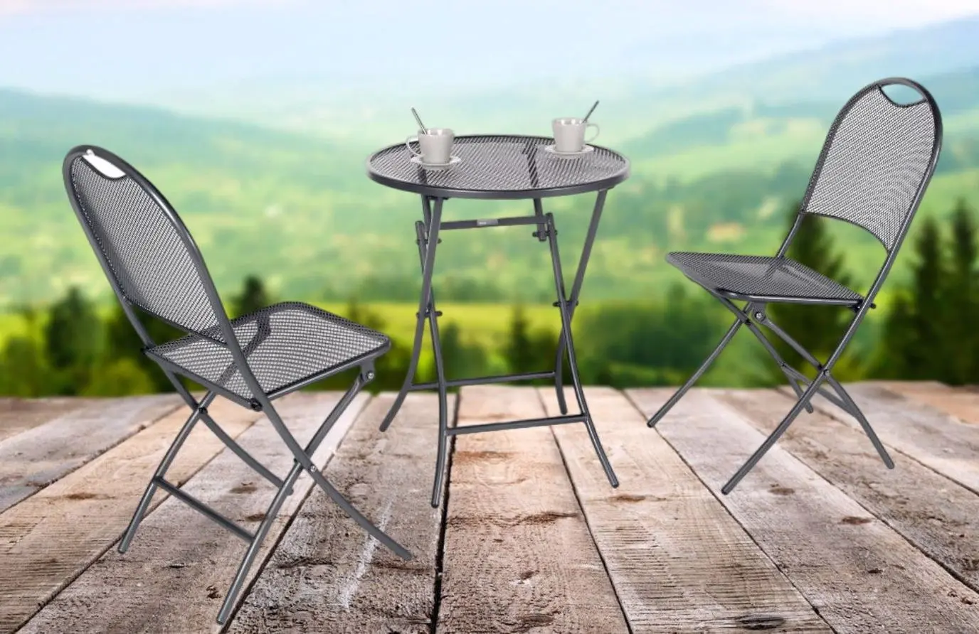 Set mobilier de gradina Green Bay Balkon (Black)