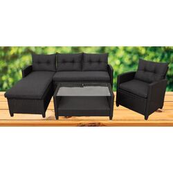 Set mobilier de gradina Green Bay Cebu (Black) Thumb