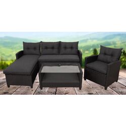 Set mobilier de gradina Green Bay Cebu (Black) Thumb