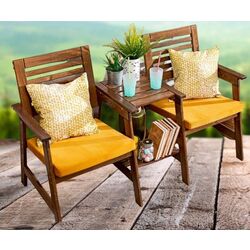Set mobilier de gradina Green Bay Duo (Brown) Thumb
