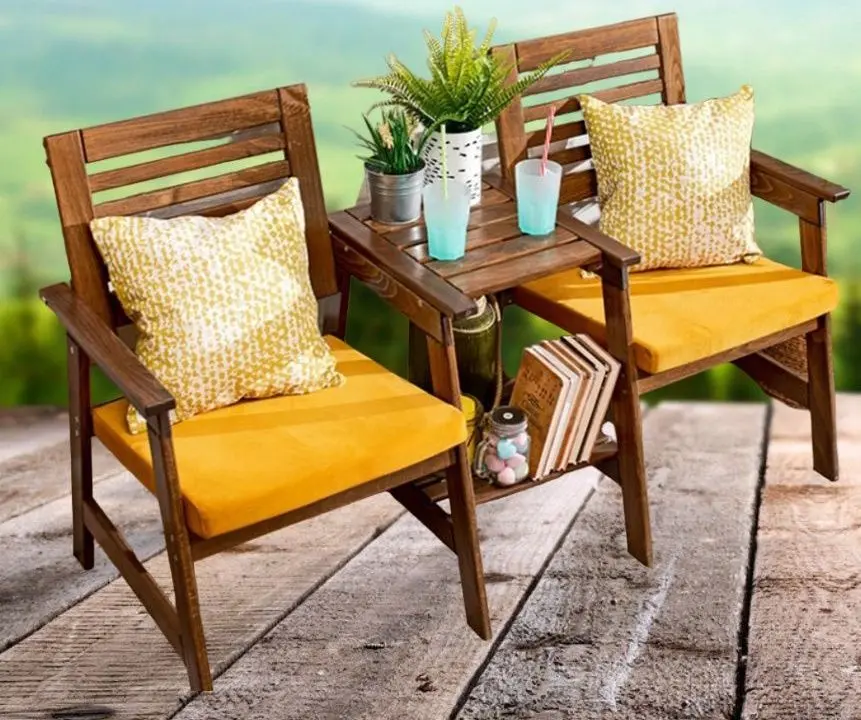 Set mobilier de gradina Green Bay Duo (Brown)