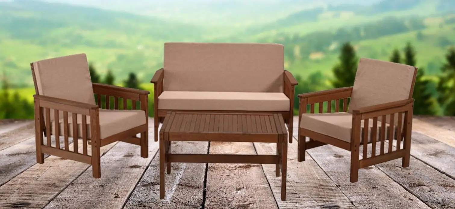 Set mobilier de gradina Green Bay Lola (Brown)