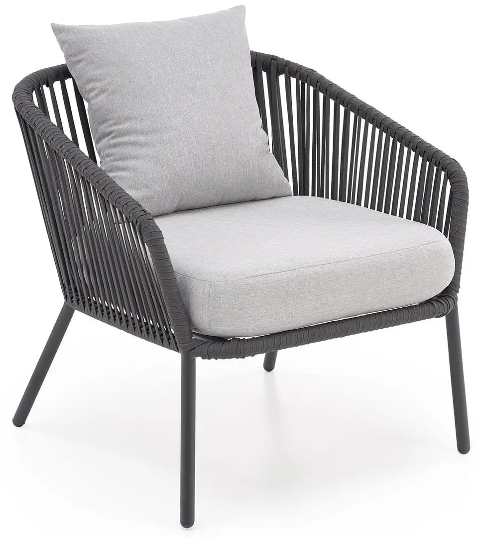 Комплект садовой мебели Halmar Rocca (Dark Gray/Light Gray)