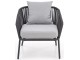 Set mobilier de gradina Halmar Rocca (Dark Gray/Light Gray)