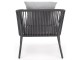 Set mobilier de gradina Halmar Rocca (Dark Gray/Light Gray)