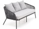 Set mobilier de gradina Halmar Rocca (Dark Gray/Light Gray)