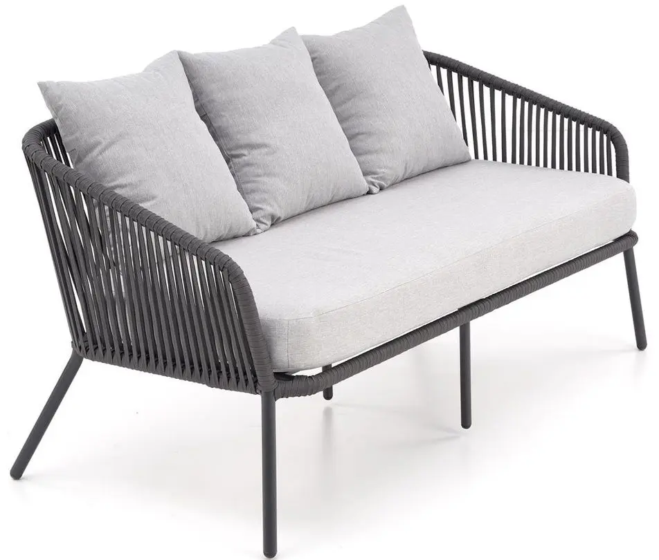 Комплект садовой мебели Halmar Rocca (Dark Gray/Light Gray)