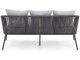 Set mobilier de gradina Halmar Rocca (Dark Gray/Light Gray)