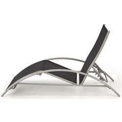 Set de sezlonguri cu masuta Halmar Embolo (Black/Light Grey) Thumb