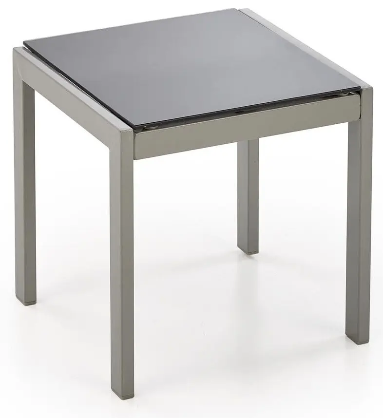 Set de sezlonguri cu masuta Halmar Embolo (Black/Light Grey)