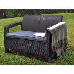 Комплект садовой мебели Heniver Novara 2+1+1+T (Anthracite) Thumb