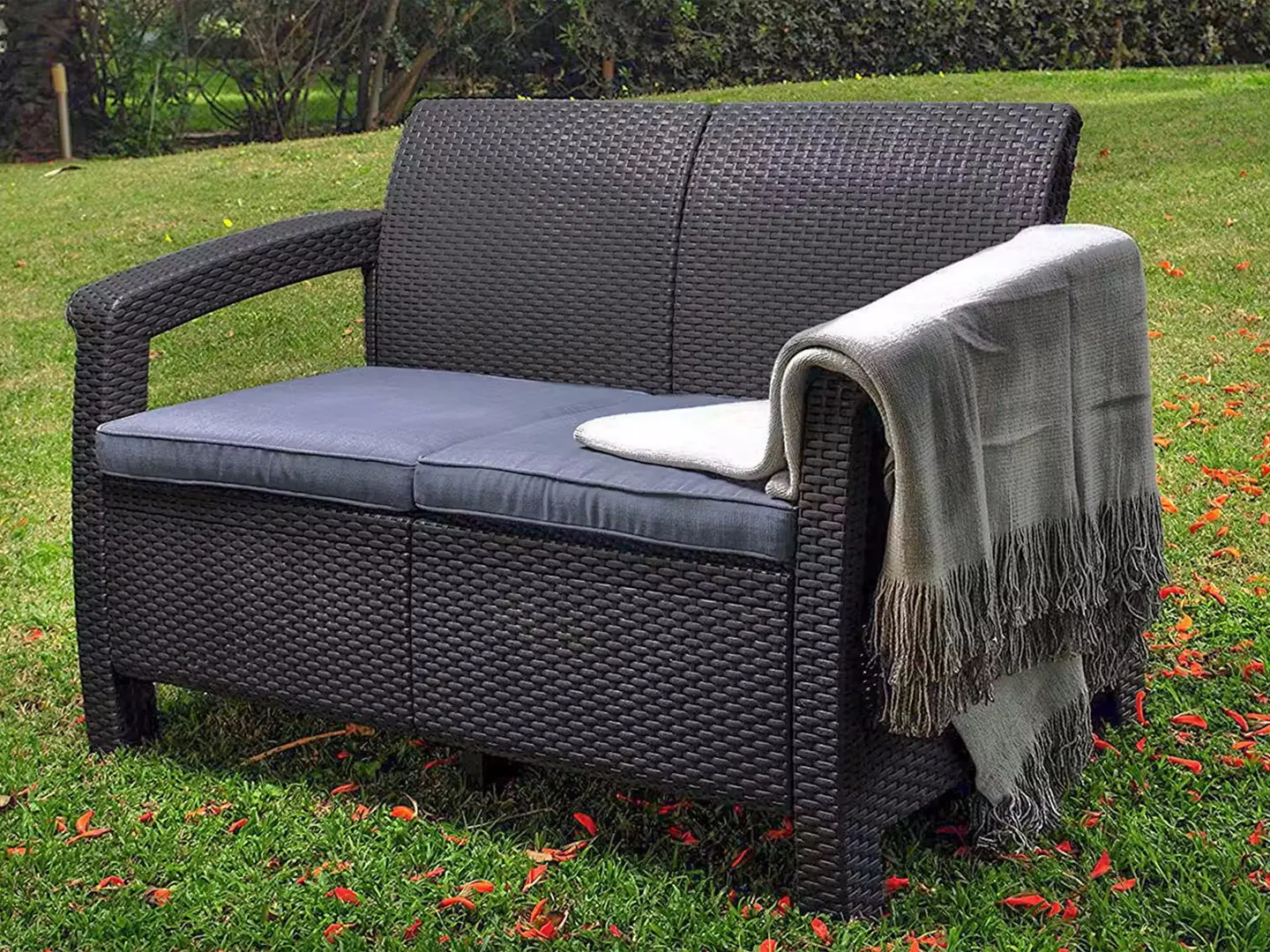 Комплект садовой мебели Heniver Novara 2+1+1+T (Anthracite) - 3