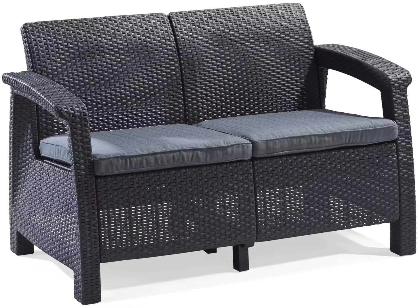 Комплект садовой мебели Heniver Novara 2+1+1+T (Anthracite) - 2