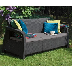 Set mobilier de gradina Heniver Novara 3+1+1+T (Anthracite) Thumb