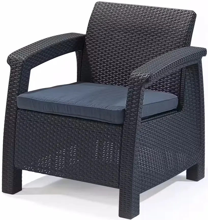 Set mobilier de gradina Heniver Novara 3+2+1+1+T (Anthracite) - 2