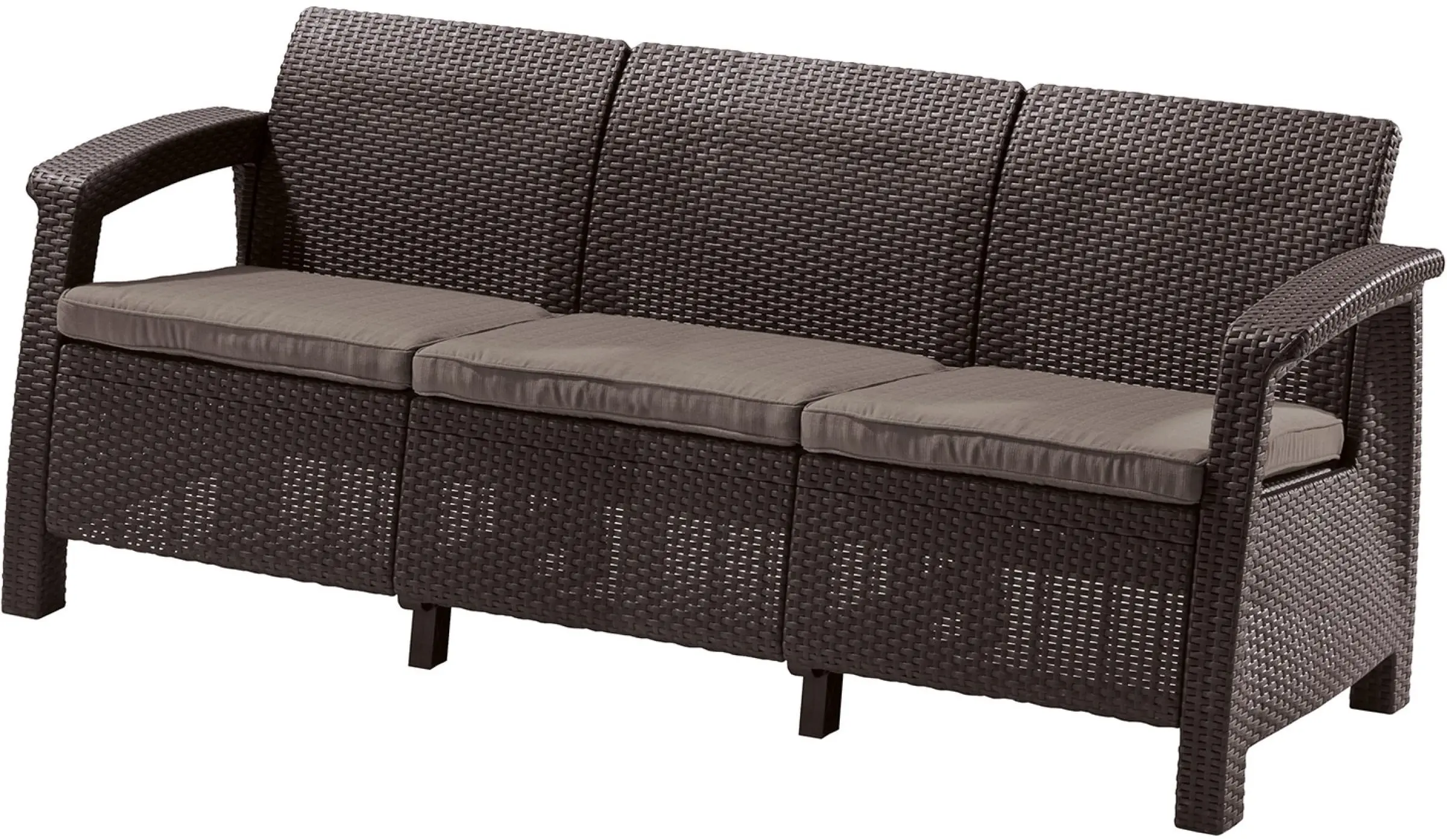 Set mobilier de gradina Heniver Novara 3+2+1+1+T (Brown) - 3