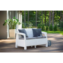 Set mobilier de gradina Heniver Novara 3+2+1+1+T (White) Thumb