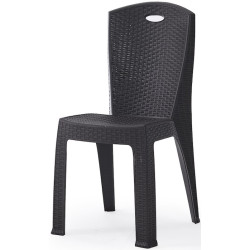 Set mobilier de gradina Heniver Rattan Table 150x90 + Paris Anthracite (1+6) Thumb