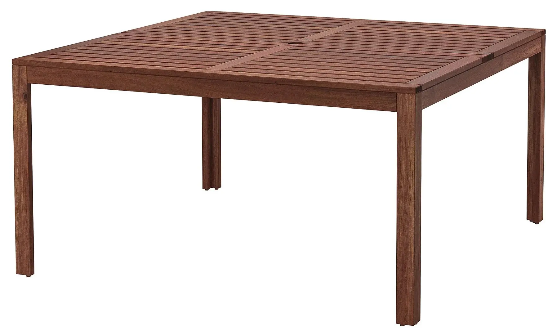 Set mobilier de gradina Ikea Applaro 8 scaune pliante/masa plianta (Vopsit Maro/Kuddarna Gri) - 2