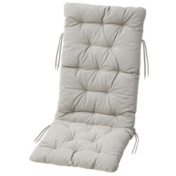 Set mobilier de gradina Ikea Applaro 8 scaune pliante/masa plianta (Vopsit Maro/Kuddarna Gri) Thumb