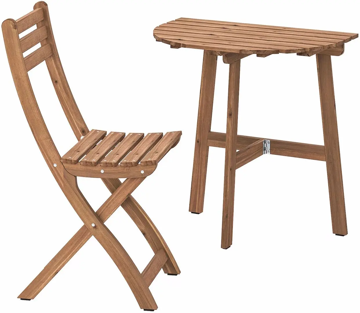 Set mobilier de gradina Ikea Askholmen 1 scaun/pliabil 70x44 (Maro Inchis)