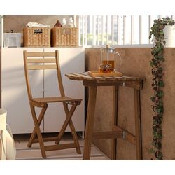 Set mobilier de gradina Ikea Askholmen 1 scaun/pliabil 70x44 (Maro Inchis)
