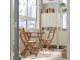 Set mobilier de gradina Ikea Askholmen 2 scaune/pliabil 60x62 (Maro Inchis)