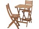 Set mobilier de gradina Ikea Askholmen 2 scaune/pliabil 60x62 (Maro Inchis)