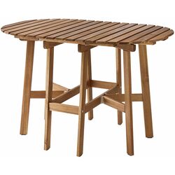 Set mobilier de gradina Ikea Askholmen 4 scaune/pliabil 60x30 (Maro Inchis) Thumb
