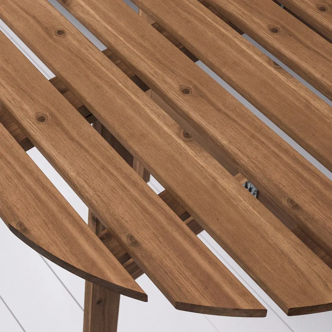 Set mobilier de gradina Ikea Askholmen/Froson/Duvholmen 1 scaun/pliabil 70x44 (Maro Inchis/Bej)