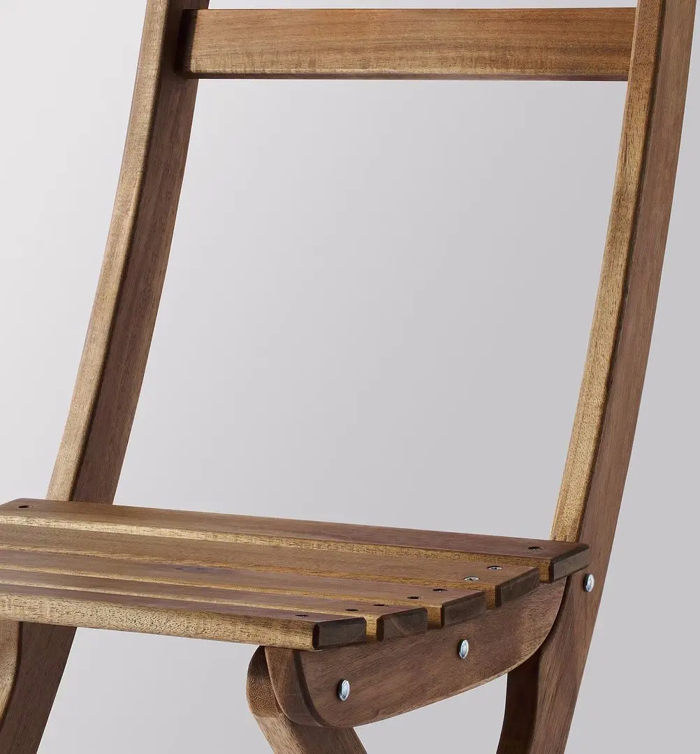 Set mobilier de gradina Ikea Askholmen/Froson/Duvholmen 2 scaune/pliabil 60x62 (Maro Inchis/Bej)